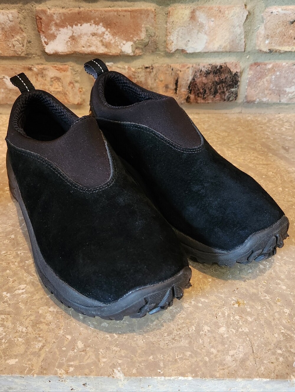 Merrell Women's Orbit Moc Black Slip-Ons - Size 7